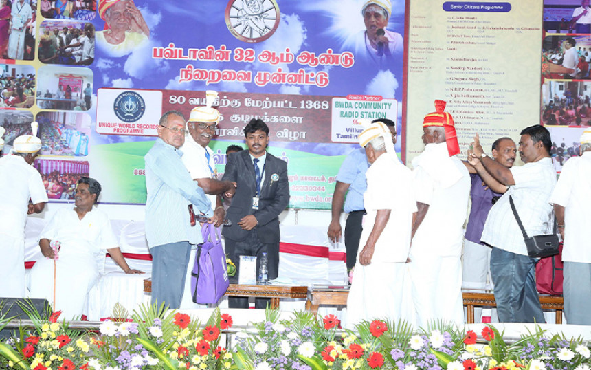 Most Senior Citizens (Aged above 80 Years) Honoured
